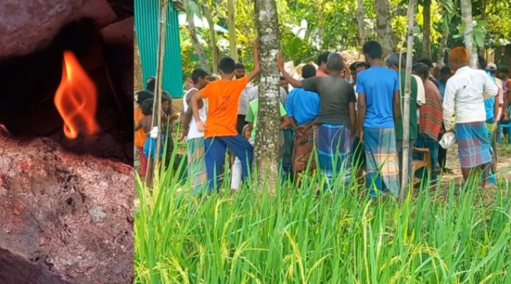 নলকূপ খননে মিলল গ্যাস, মহল্লাজুড়ে হচ্ছে রান্না
