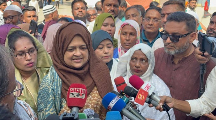 মাজার জিয়ারতের মাধ্যমে আনুষ্ঠানিক প্রচারের সূচনা ইলিয়াসপত্নী লুনা'র
