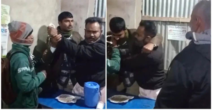 সুনামগঞ্জে আসামি ধরতে যাওয়া পুলিশের সঙ্গে ধস্তাধস্তি, ভিডিও ভাইরাল