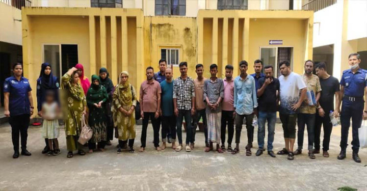 সিলেটে মানব পাচার চক্রের সদস্যসহ আটক ১৯