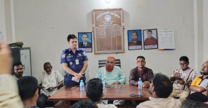 গোয়াইনঘাট প্রেসক্লাব নেতৃবৃন্দের সঙ্গে নবাগত ওসির মতবিনিময় সভা অনুষ্ঠিত