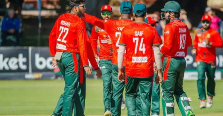 জিম্বাবুয়েকে হারিয়ে সিরিজে সমতায় বাংলাদেশ