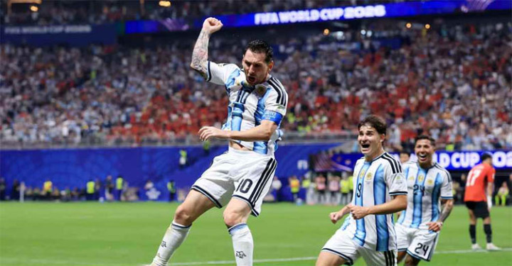 ৬৪ বছরের যে রেকর্ড ভাঙার দ্বারপ্রান্তে আর্জেন্টিনা