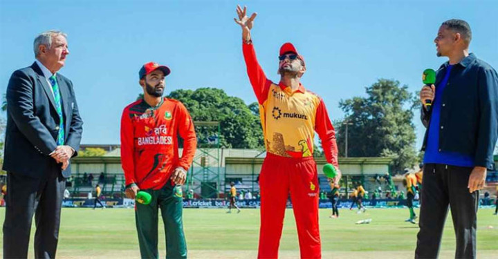 টসে হেরে ফিল্ডিংয়ে বাংলাদেশ