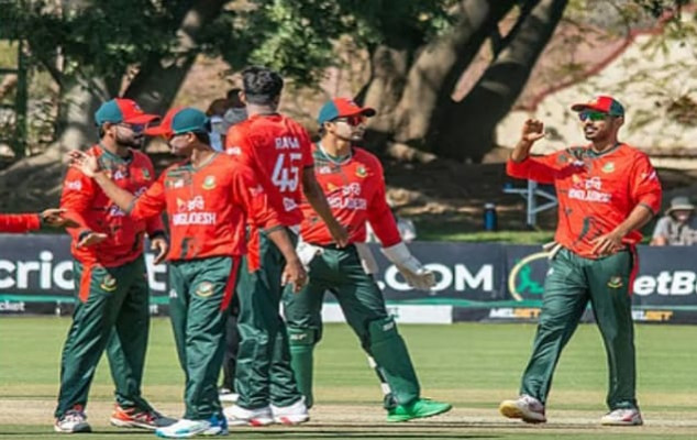 শেষ ওভারের নাটকীয়তায় জিম্বাবুয়েকে হারিয়ে টি-টোয়েন্টি সিরিজ জিতল বাংলাদেশ