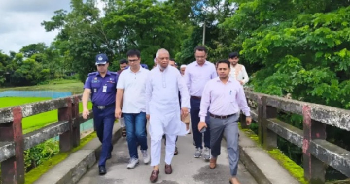 গোয়াইনঘাটে কাপনা নদীতে হচ্ছে আধুনিক সেতু: প্রবাসী কল্যাণমন্ত্রী