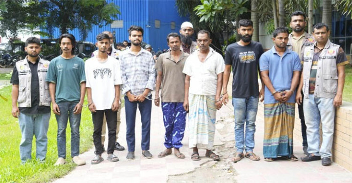 যুবদল কর্মী হত্যাকাণ্ডে ২৫ লাখ টাকায় ভাড়া করা পেশাদার ৮ খুনি গ্রেফতার