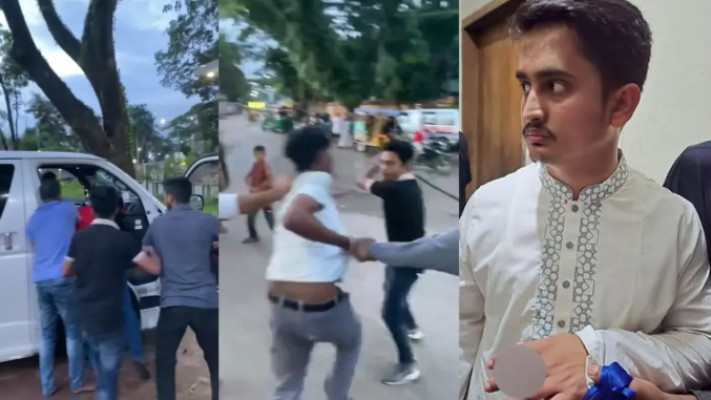 হবিগঞ্জে এনসিপির গাড়িবহরে হামলা