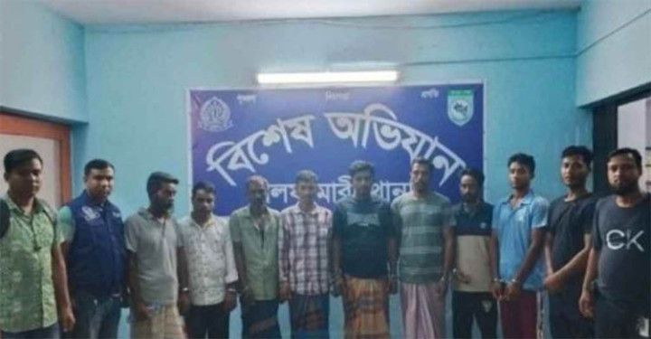 সুনামগঞ্জের হত্যা মামলার ৮ আসামি  গ্রেফতার