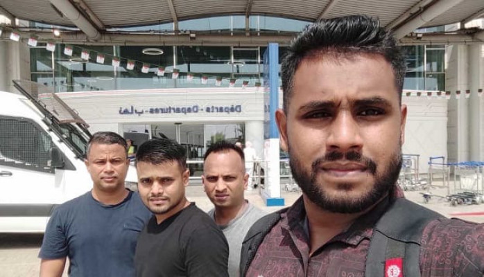 আলজেরিয়ার জেল থেকে দেশে ফিরলেন চার বাংলাদেশি
