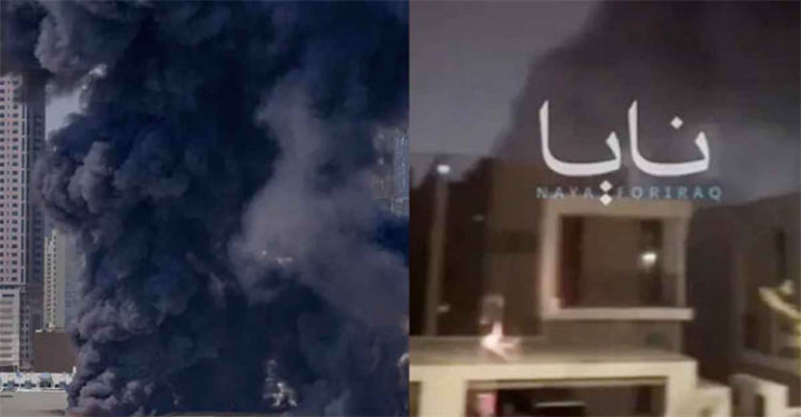 দুবাইয়ে ২০ মিনিটে ৭ বিস্ফোরণ, ভিডিও ভাইরাল