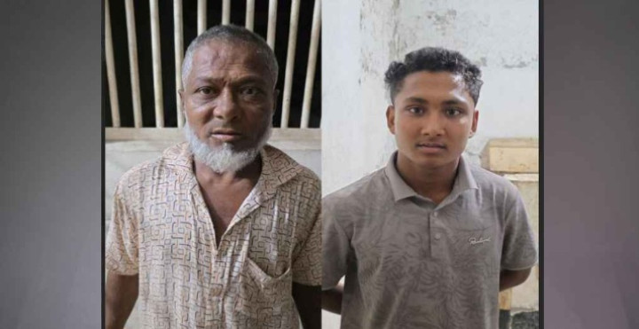 মাদকসহ বাবা-ছেলে আটক