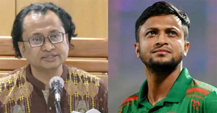 সাকিব আল হাসান একজন নষ্ট ও পচে যাওয়া মানুষ: প্রধানমন্ত্রীর উপদেষ্টা