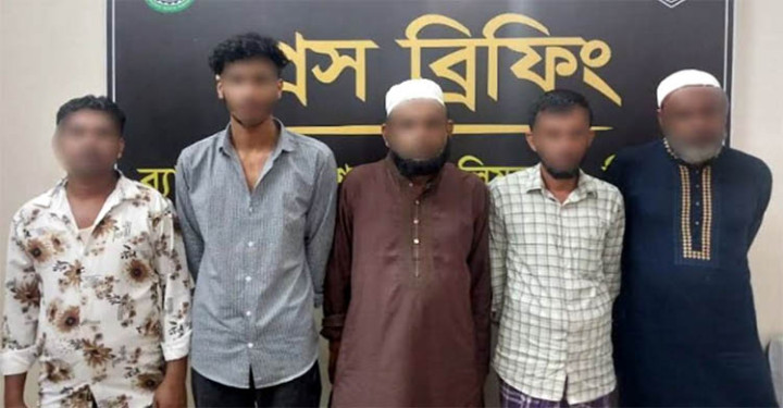 হবিগঞ্জে র‌্যাবের অভিযানে হত্যা মামলার ৫ আসামি গ্রেফতার