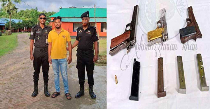 বিদেশি অস্ত্রসহ কিশোর গ্যাং লিডার গ্রেফতার