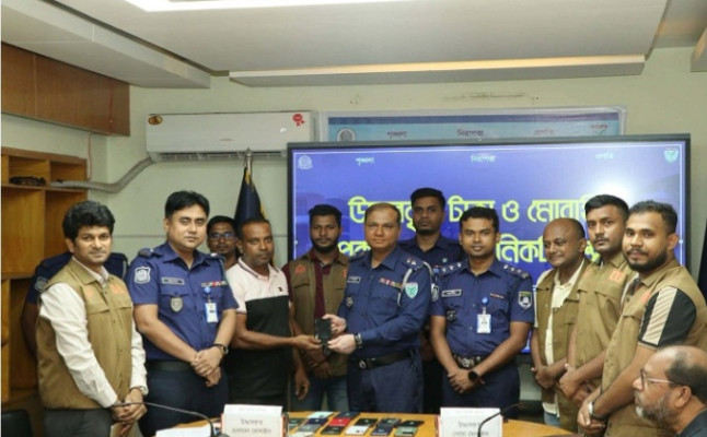 হবিগঞ্জে অভিয়ানে ৮ লাখ ৬১ হাজার টাকার মোবাইল ফোন উদ্ধার