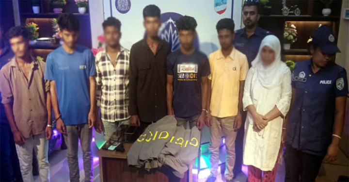 নারীকে অপহরণ করতে আসা ভুয়া ৭ সিআইডি সদস্য আটক