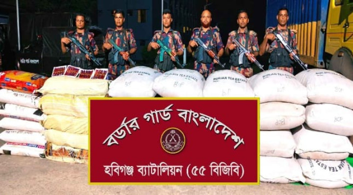 হবিগঞ্জে ১ কোটি ২০ লাখ টাকার ভারতীয় পণ্য জব্দ