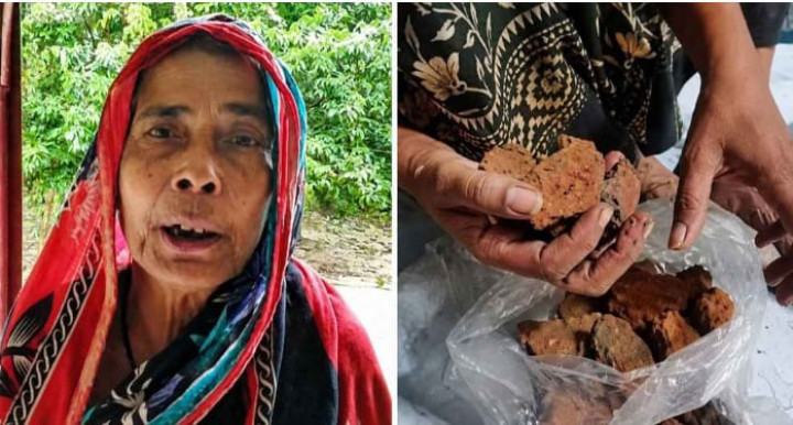 হবিগঞ্জে হতদরিদ্র বৃদ্ধার বাড়ি দখলের জন্য  ৩ বছর ধরে প্রতিবেশীর নির্যাতন