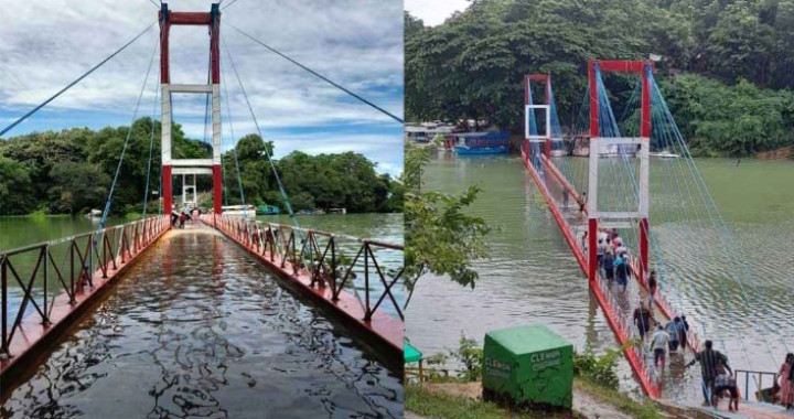 রাঙামাটির ঝুলন্ত সেতু পারাপারে নিষেধাজ্ঞা