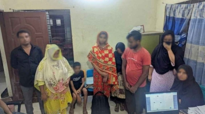 সিলেট সীমান্তে অবৈধভাবে ভারতে অনুপ্রবেশকালে নারী-শিশুসহ ৮ বাংলাদেশি আটক