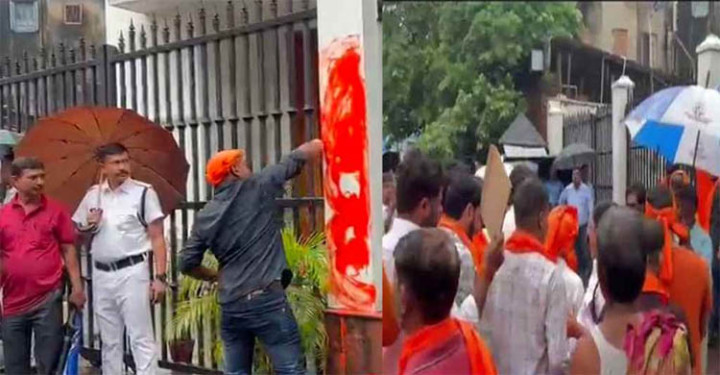 ভারতের আনন্দবাজার পত্রিকা অফিসে হামলা
