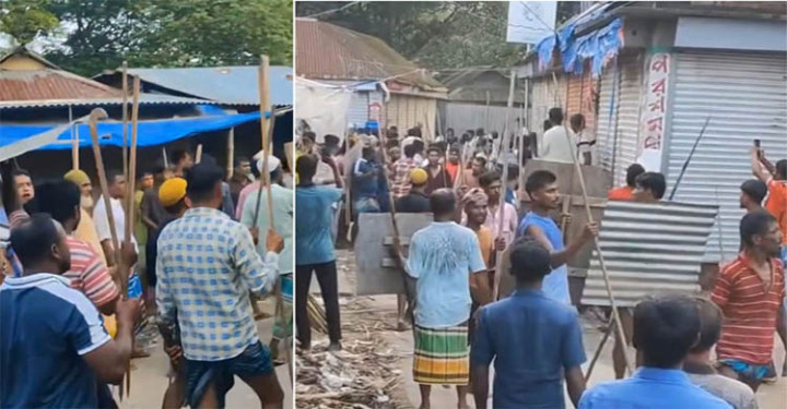 বরযাত্রীর গাড়ি আটকে ‘মিষ্টির টাকা’ দাবি, সংঘর্ষে বরসহ আহত অর্ধশত