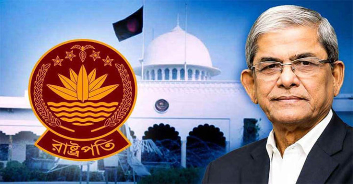 ঠাকুরগাঁওয়ের পথে রাষ্ট্রপতি মির্জা ফখরুল