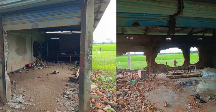 মৌলভীবাজারে সাবেক সেনা সদস্যের রাইস মিল ও দোকান ভাঙচুরের অভিযোগ
