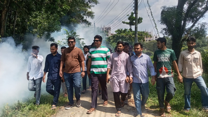 শাবিপ্রবি ছাত্রদলের পরিষ্কার- পরিচ্ছন্নতা অভিযান