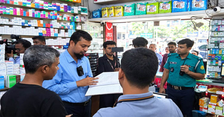সিলেটে অভিযানে ফার্মেসিতে মেয়াদোত্তীর্ণ ওষুধ জব্দ ও জরিমানা  