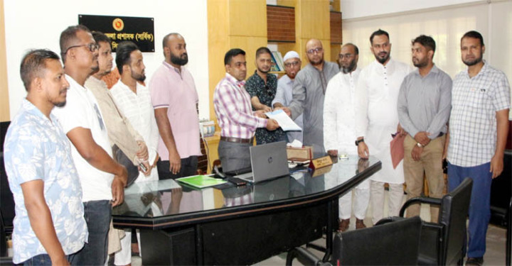 সিলেটে বাণিজ্য মেলা বন্ধের দাবিতে জেলা প্রশাসক ও পুলিশ কমিশনারের স্মারকলিপি