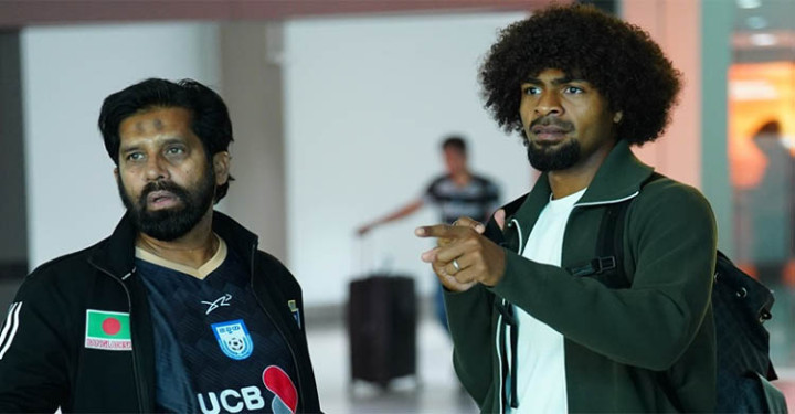 ইন্দোনেশিয়ায় বাংলাদেশ দলের সঙ্গে যোগ দিলেন হামজা চৌধুরী