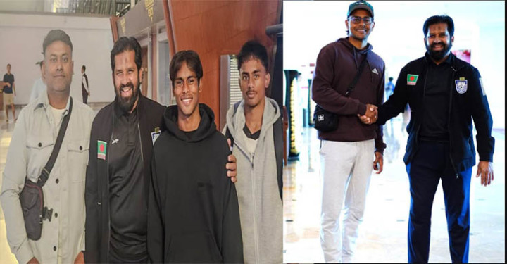 হামজাদের সঙ্গে ফারহান-শমিত-সোহেল, ইন্দোনেশিয়ায় পূর্ণাঙ্গ বাংলাদেশ ফুটবল দল