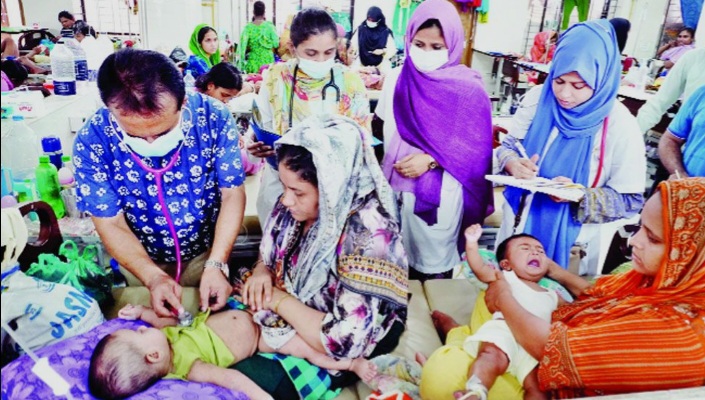 হামের উপসর্গ নিয়ে আরও ১১ শিশুর মৃত্যু