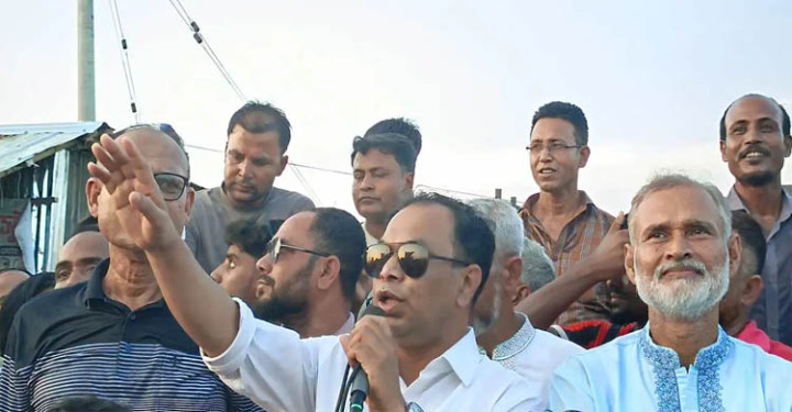 সুনামগঞ্জে বিএনপির বিক্ষোভ ও পথসভা