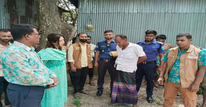 হবিগঞ্জে অবৈধভাবে মাটি উত্তোলনে জরিমানা