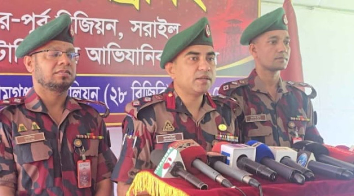 সুনামগঞ্জে ৯৩১ কোটি টাকার মাদক ও চোরাচালান পণ্য জব্দ করেছে  বিজিবি