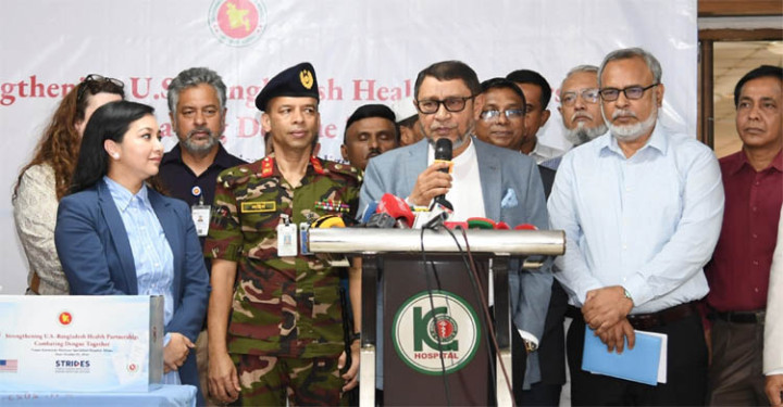 ডেঙ্গু: যুক্তরাষ্ট্রের ৫ লাখ কিট দ্রুত সারাদেশে বিতরণের নির্দেশ স্বাস্থ্যমন্ত্রীর