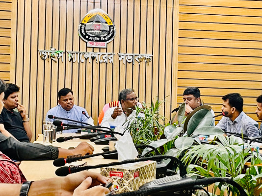 শাবিপ্রবির হলের সিট বরাদ্দে অনিয়মের অভিযোগে উপাচার্যের সঙ্গে ছাত্রদলের বৈঠক