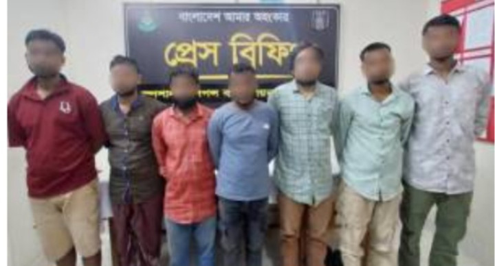 হবিগঞ্জে অভিযানে আটক ৭ যুবক