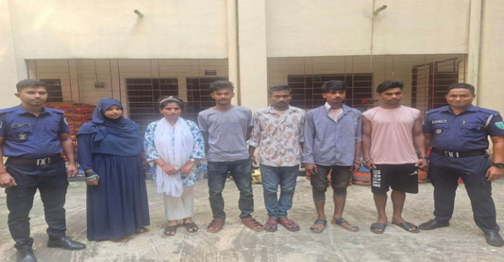 সিলেটে মানবপাচারকারী চক্রের ৪ সদস্য আটক, তরুণী উদ্ধার
