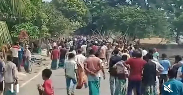 সুনামগঞ্জে মসজিদের মাইকে ঘোষণা দিয়ে রক্তক্ষয়ী সংঘর্ষ, আহত ৬