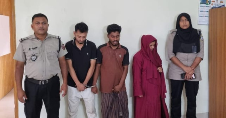 মাদকবিরোধী অভিযানে নারী ও পুলিশ কর্মকর্তাসহ আটক ৪