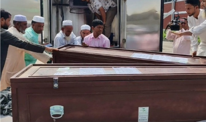 সৌদি আরবে সড়ক দুর্ঘটনায় নিহত ২ জনের মরদেহ  সিলেটে পৌঁছেছে