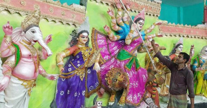 মৌলভীবাজারে ১,০২২টি পূজামণ্ডপে দুর্গোৎসবের প্রস্তুতি