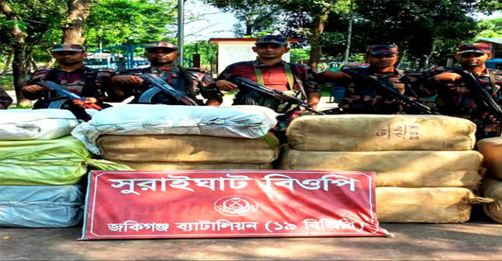 সিলেট সীমান্তে ৩৫ লাখ টাকার চোরাই পণ্য জব্দ