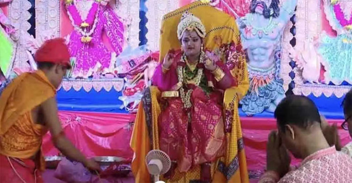 সিলেটে দ্বিতীয়বার কুমারী পূজা অনুষ্ঠিত