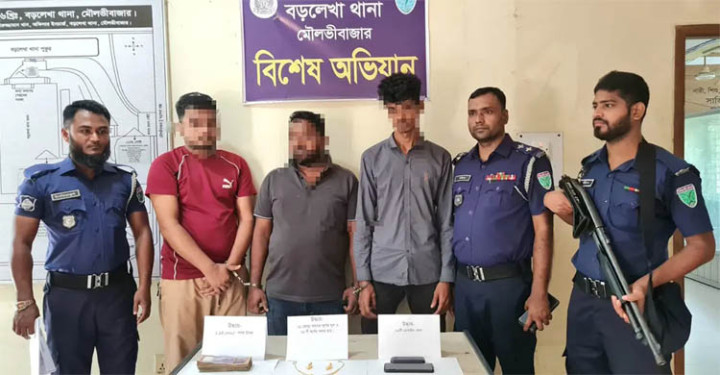 বড়লেখায় চুরির স্বর্ণালংকার ও মোবাইল ফোন উদ্ধার, গ্রেফতার ৬