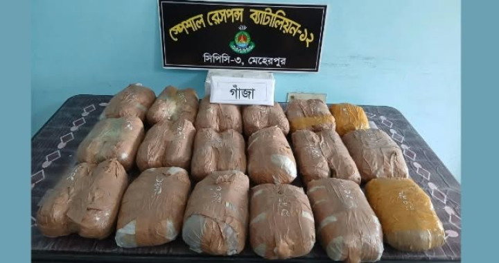সাড়ে ১৮ কেজি গাঁজাসহ নারী আটক